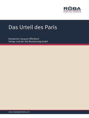 cover image of Das Urteil des Paris